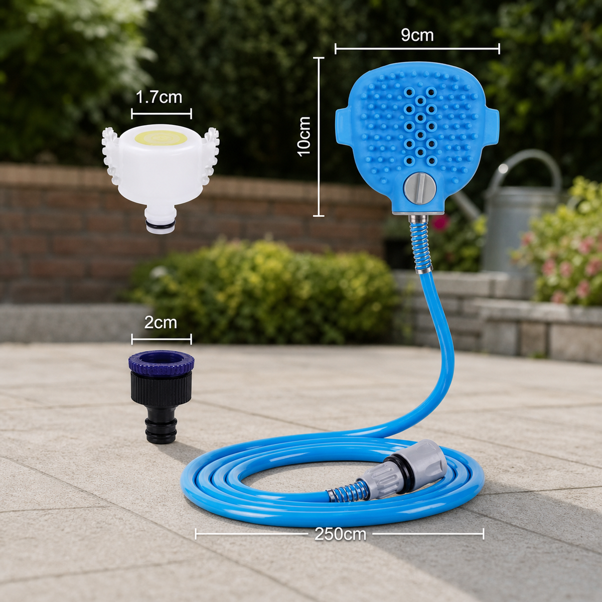 PetClean Glove with Built-In Brush & Hose Connection