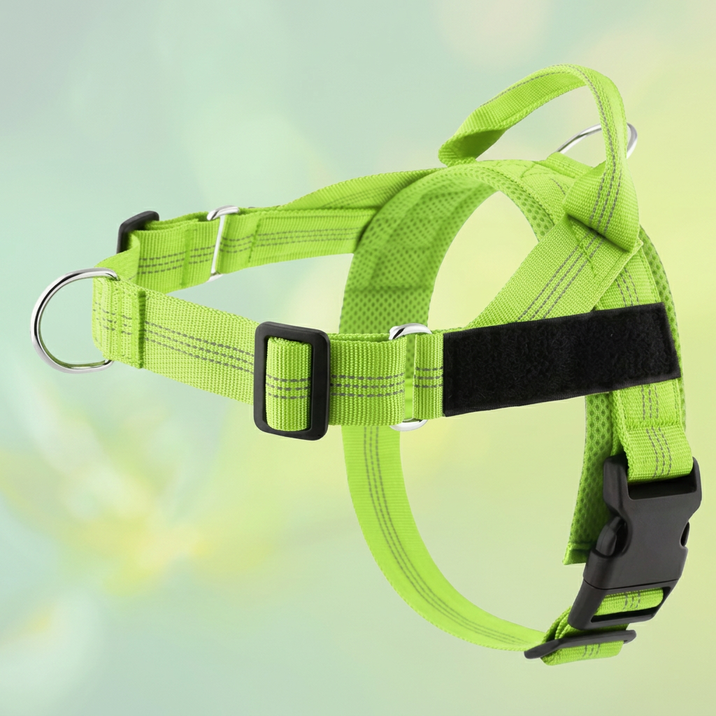 Personalized Reflective No-Pull Dog Harness with Custom Name Patch
