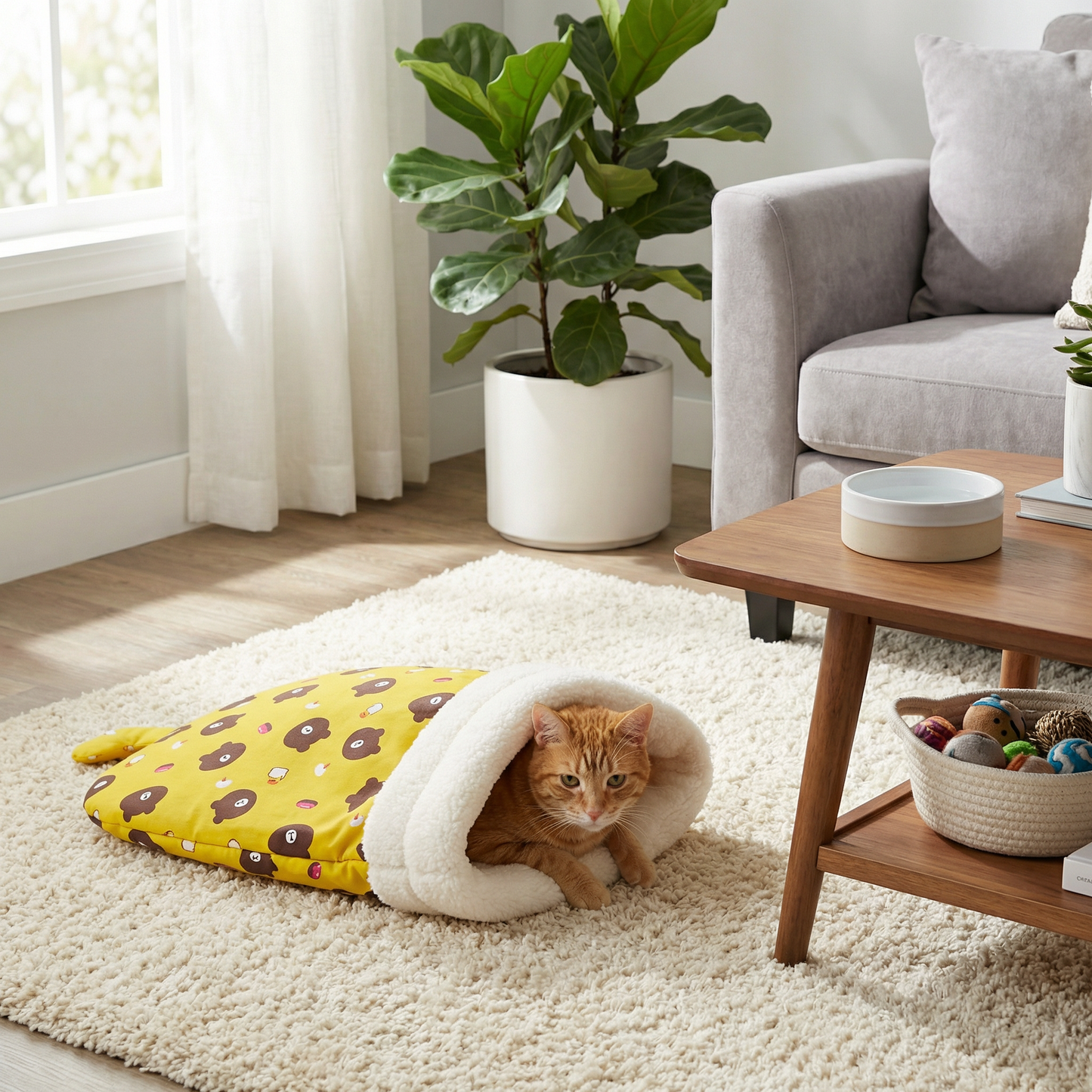 Sleeping Bag Bed for Cats