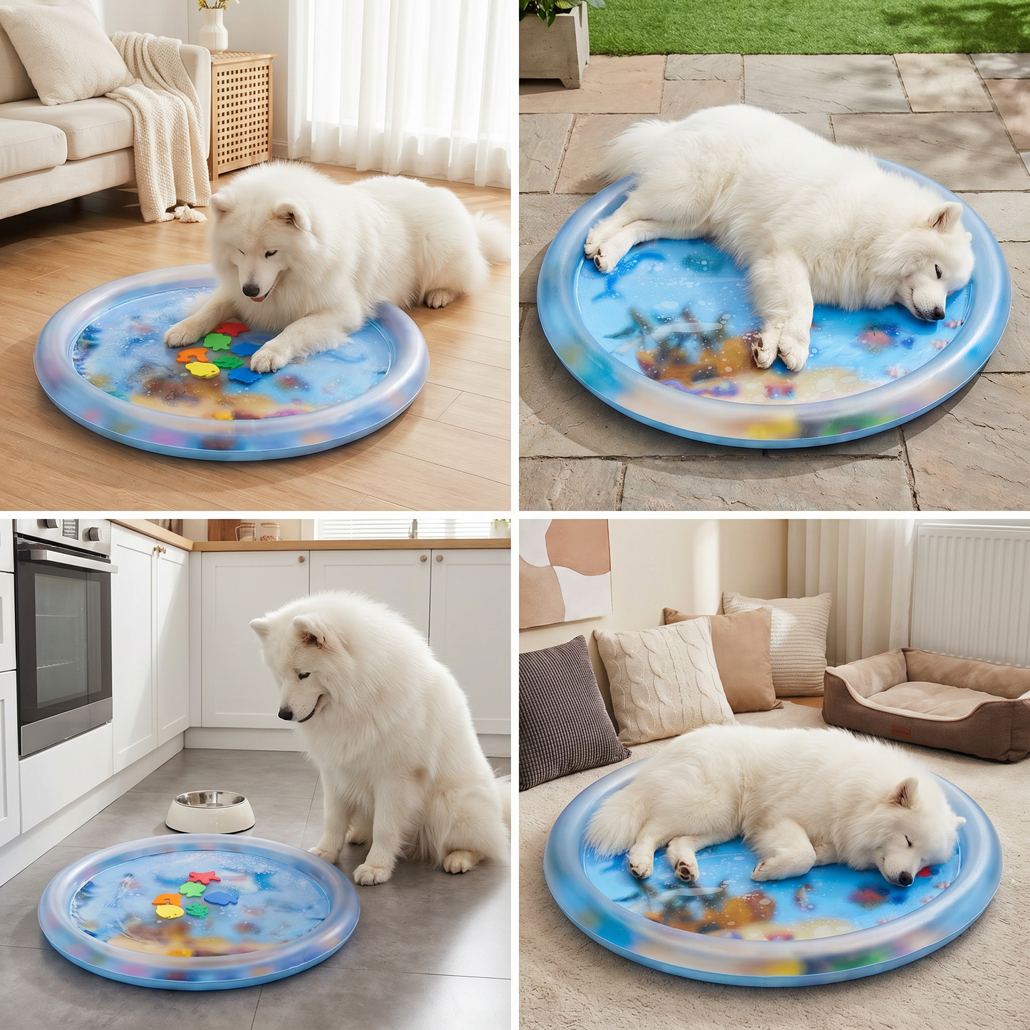 Interactive Cooling Waterbed for Dogs 2.0