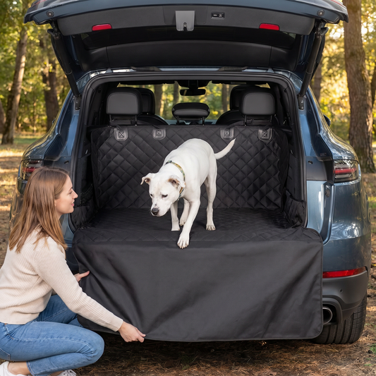 Waterproof SUV Dog Cargo Liner with Bumper Flap