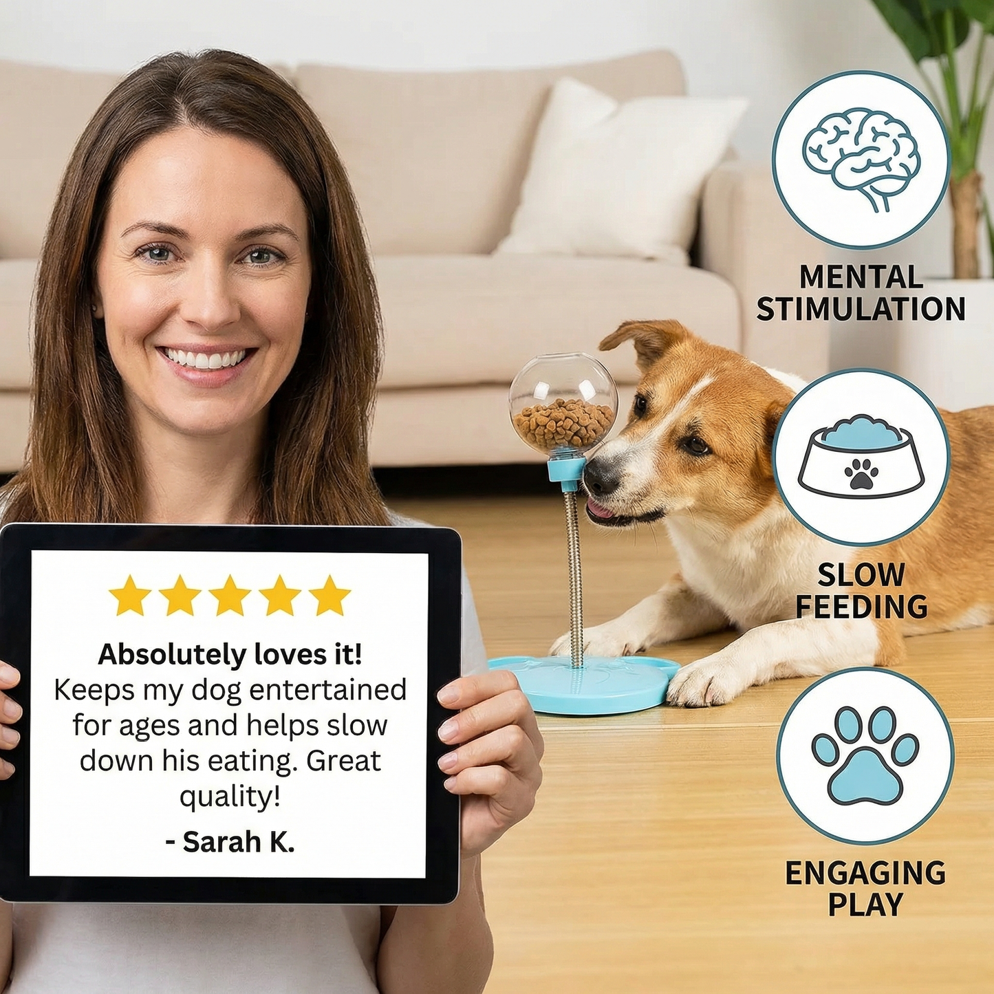 Wiggling Treat Toy for Dogs