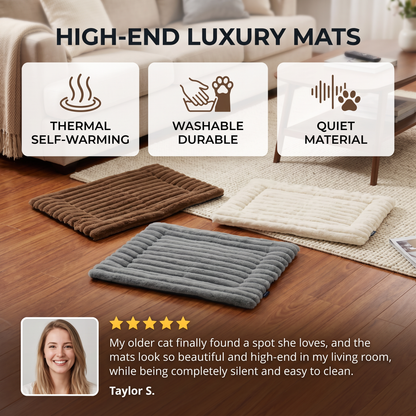 Self-Warming Pet Mat for Cats & Dogs – Quiet, Non-Slip & Electricity-Free