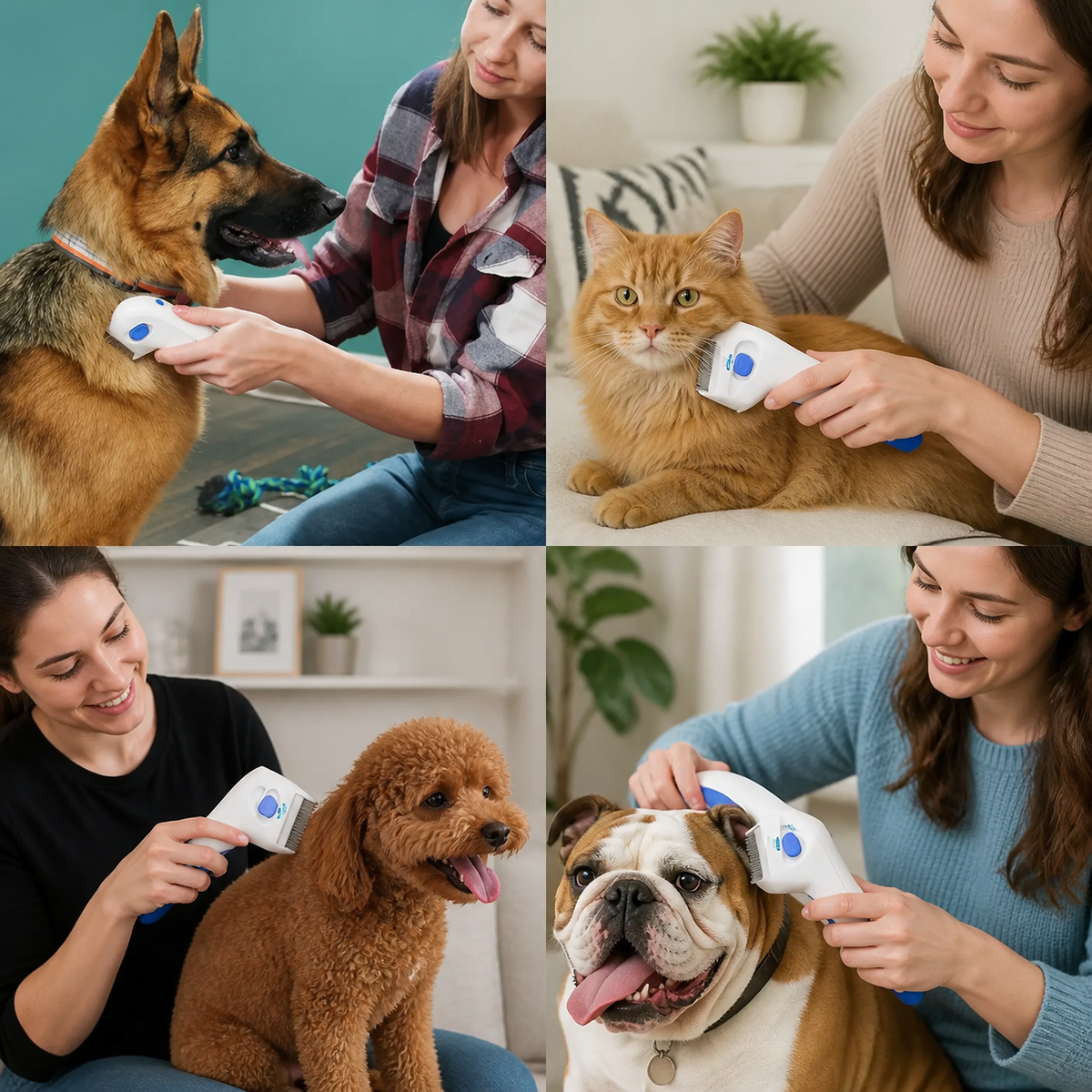 BugFree Electric Flea Comb for Pets