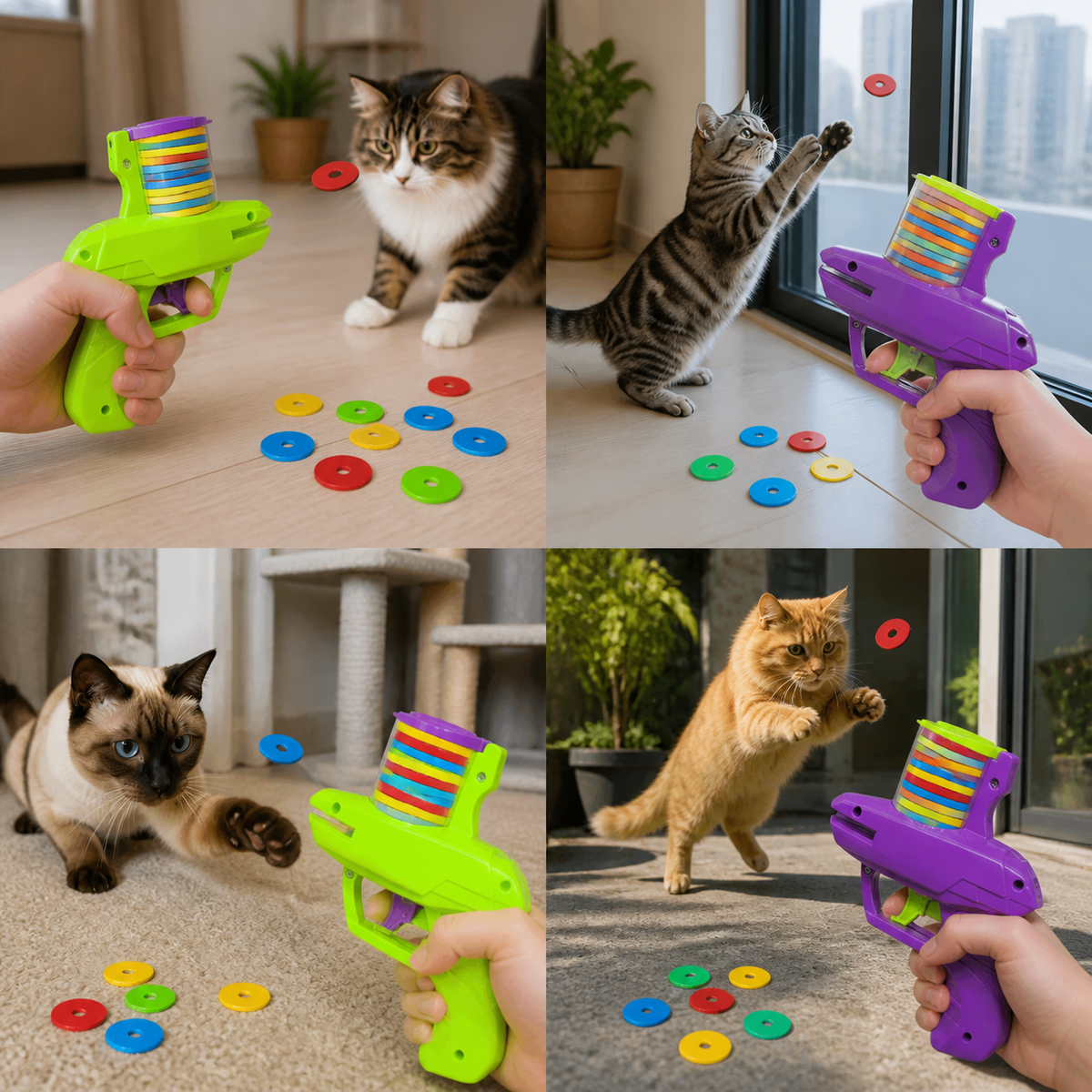 Funny Cat Toys Creative Turnip Gun