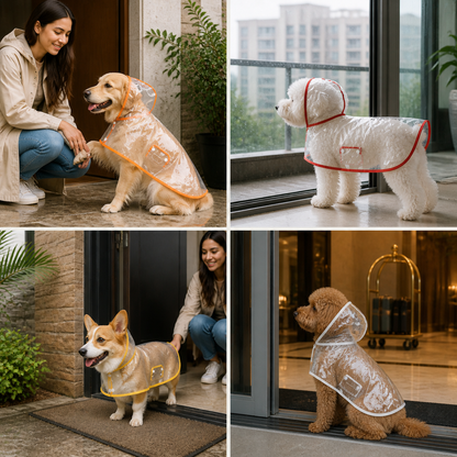 ClearPaws Waterproof Dog Raincoat