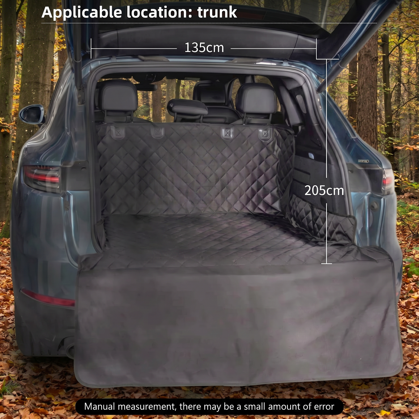 Waterproof SUV Dog Cargo Liner with Bumper Flap