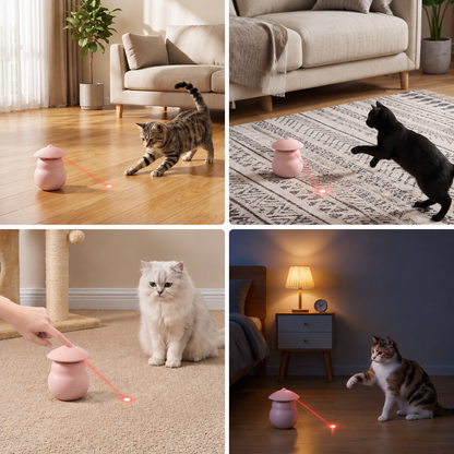 Automatic Motion-Activated Cat Laser Toy