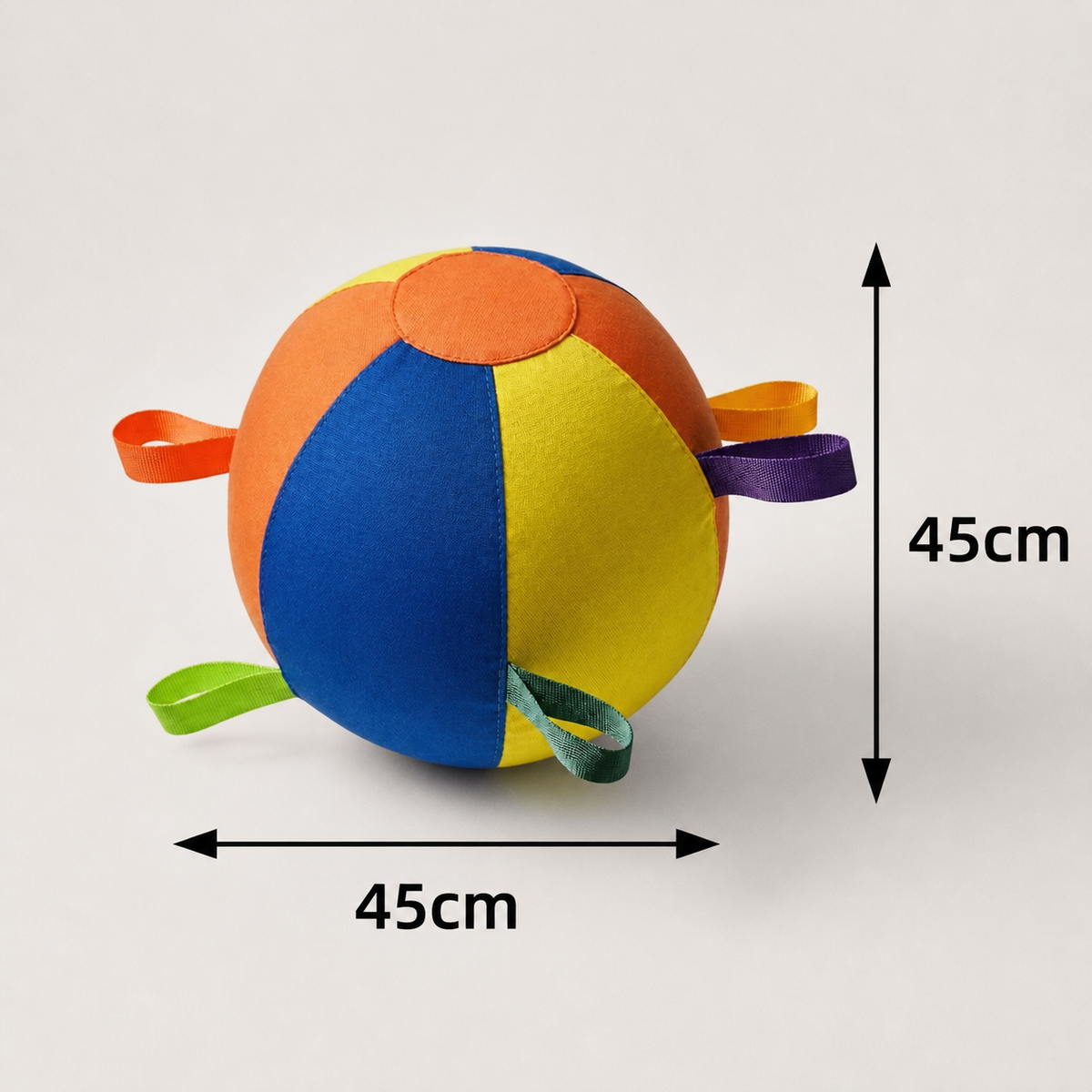 Interactive Colorful Herding Ball with Handles for Dogs – Durable Outdoor Training Toy