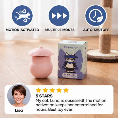 Automatic Motion-Activated Cat Laser Toy
