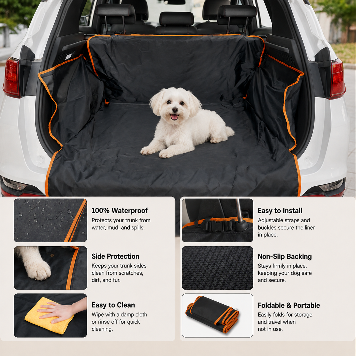 CargoShield Waterproof Dog Trunk Liner