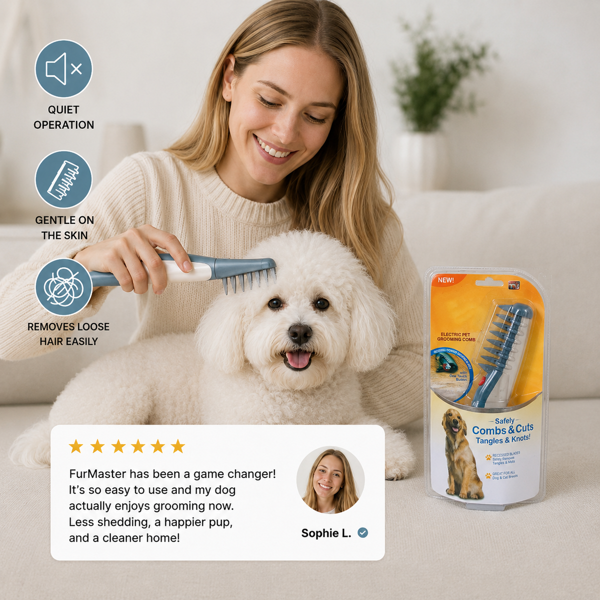 Electric Trimmer for Dogs and Cats – FurMaster