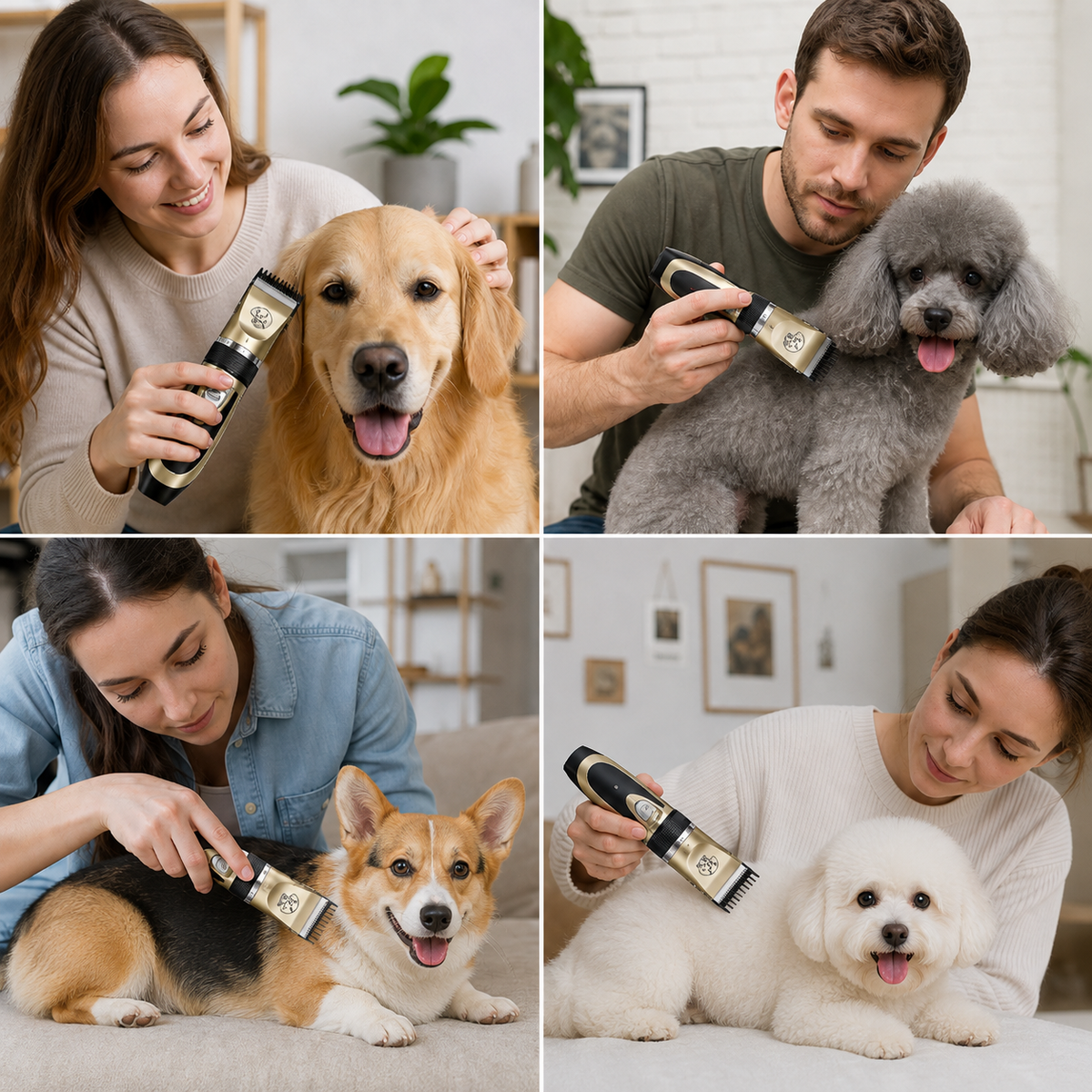 Silent Coat Trimmer set for dogs
