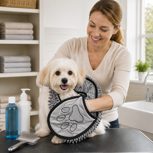 Quick-drying Microfibre Towel For Dogs