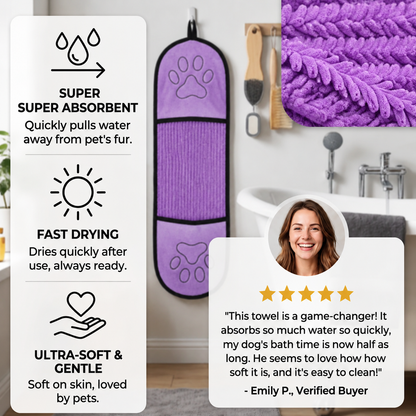 Quick-drying Microfibre Towel For Dogs