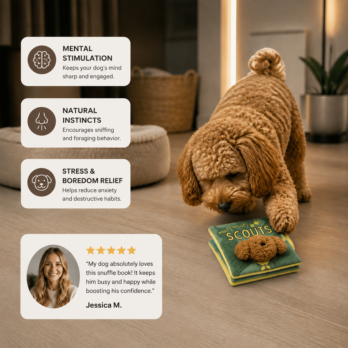 Snuffle Book - Interactive Treat Game