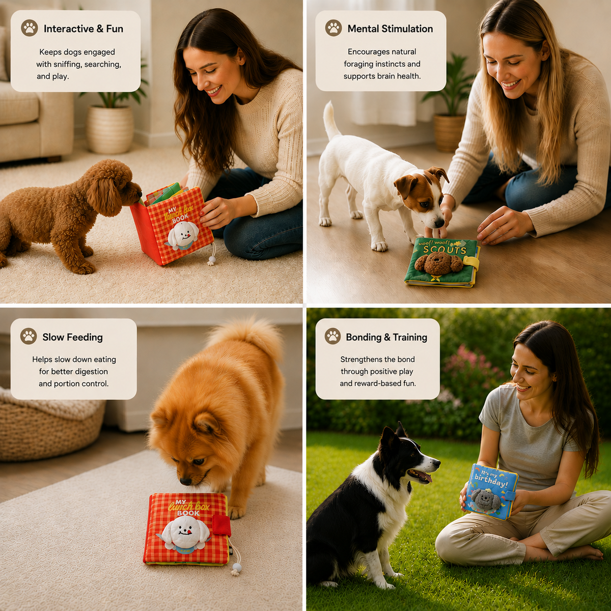 Snuffle Book - Interactive Treat Game
