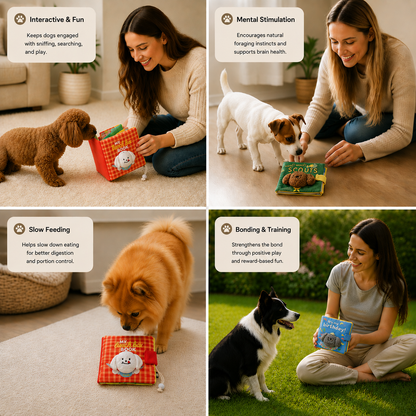 Snuffle Book - Interactive Treat Game