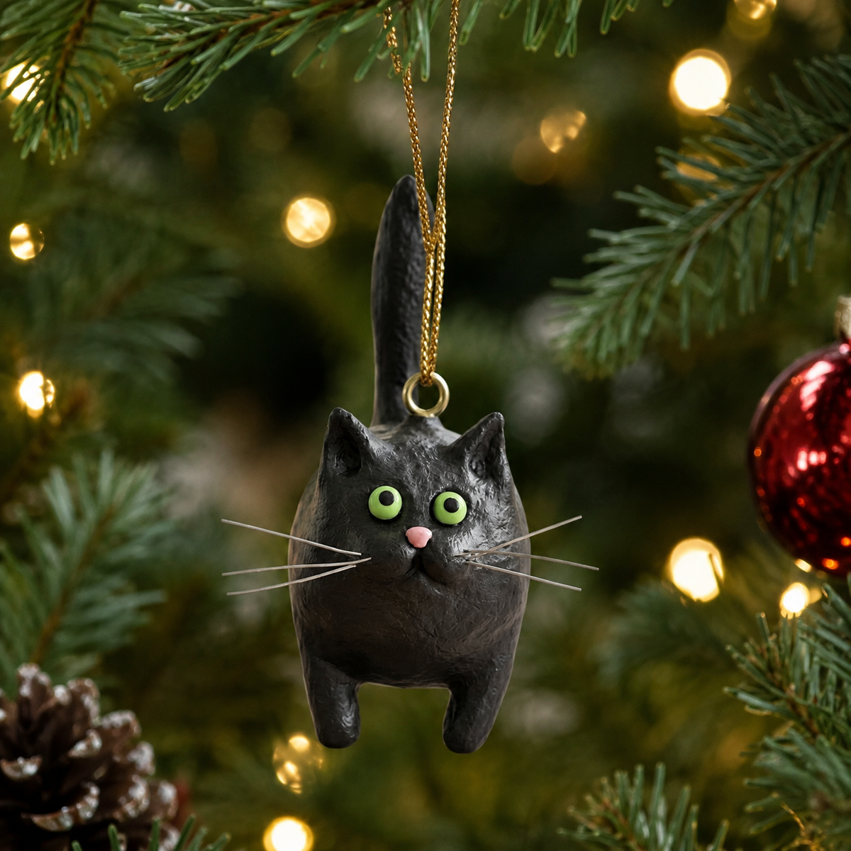 HolidayPaws – Handmade Cat Christmas Tree Ornaments