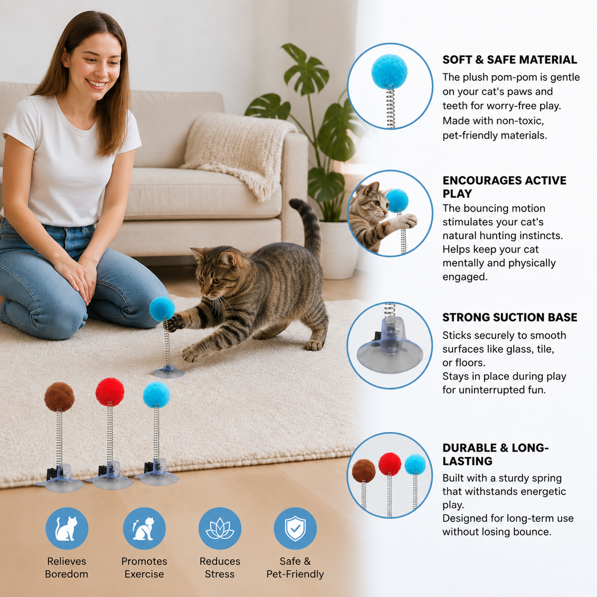 Cat Teaser Wand Toy