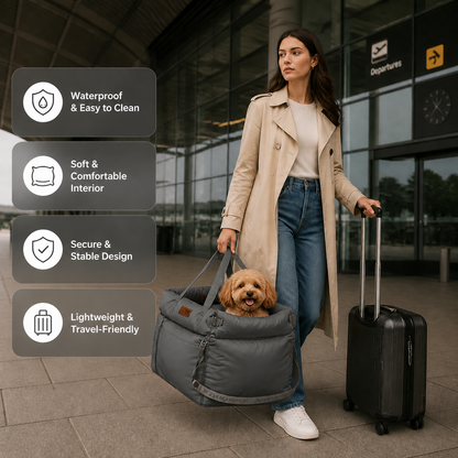 Comfortable Dog Car Seat – TravelMate
