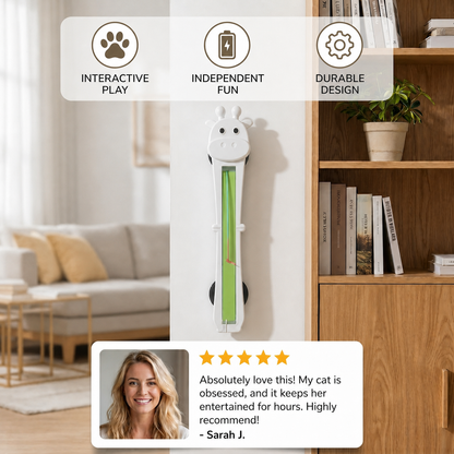 Automatic Cat Teaser Toy for Interactive & Independent Play