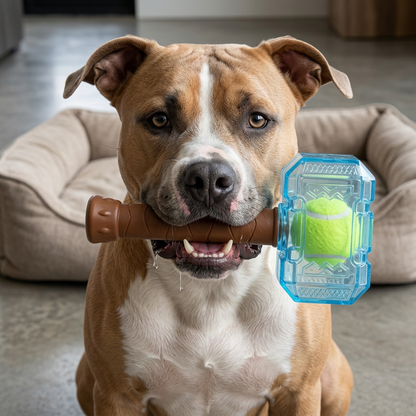 Durable Squeaky Hammer Chew Toy for Dogs