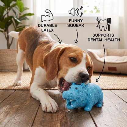 Durable Funny Sound Animal Dog Toy – Durable Latex Squeaky Chew Toy