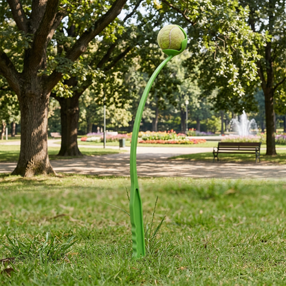 Interactive Tennis Ball Launcher for Dogs – Long-Handle Fetch Thrower