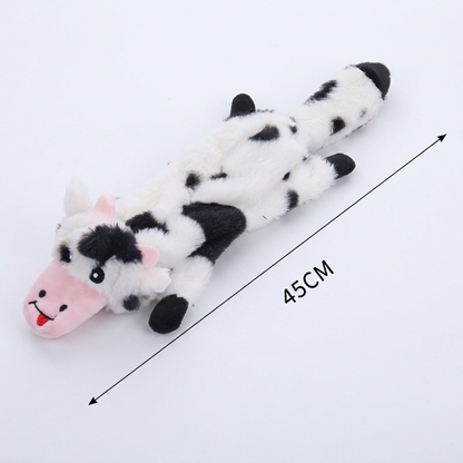 Durable Stuffing-Free Crinkle Squeaky Dog Toy