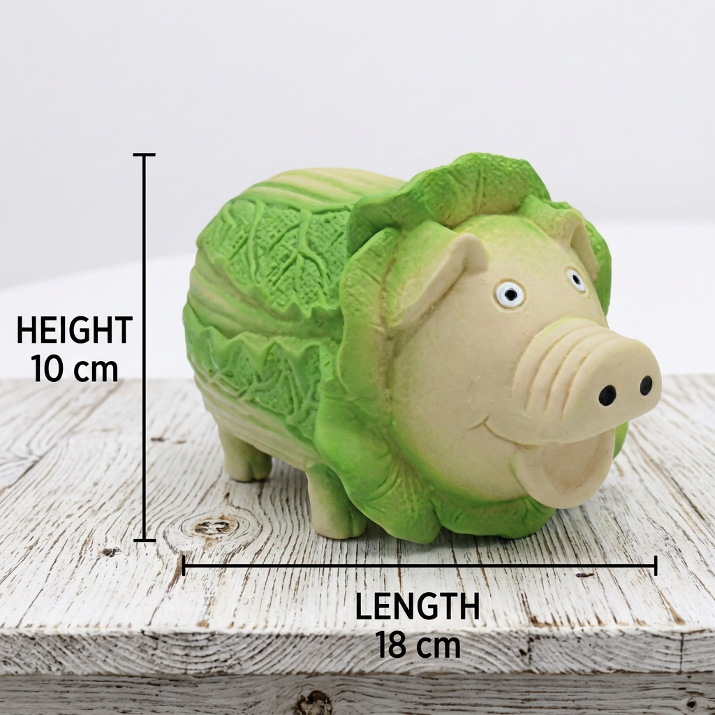 Durable Squeaky Latex Farm Animal Dog Toy
