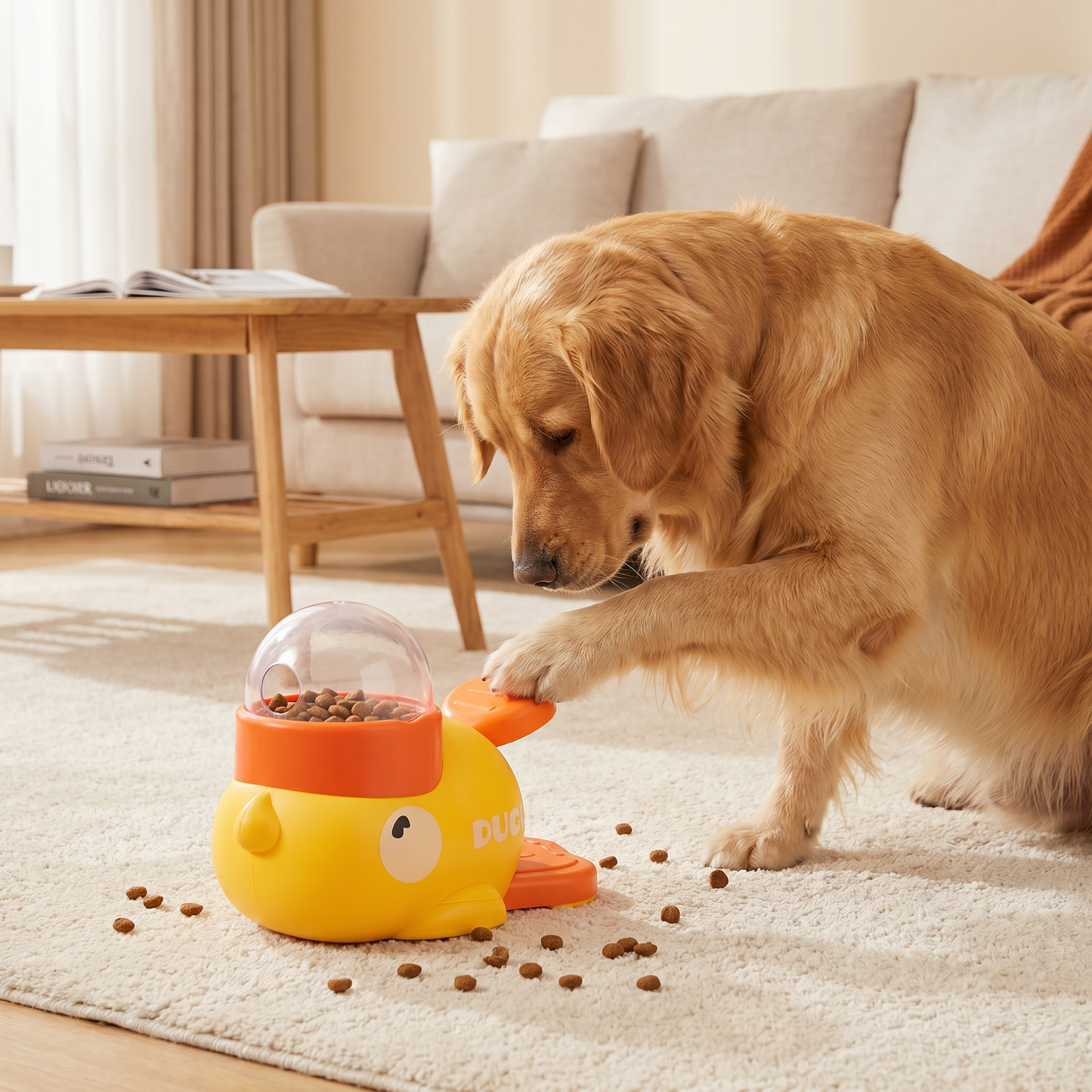 Interactive Self-feeding Dispenser for Dogs
