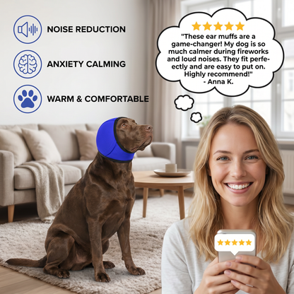 Protection Dog Ear Muffs Noise-Reducing & Anxiety-Calming Ear Cover