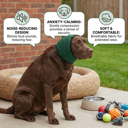 Protection Dog Ear Muffs Noise-Reducing & Anxiety-Calming Ear Cover