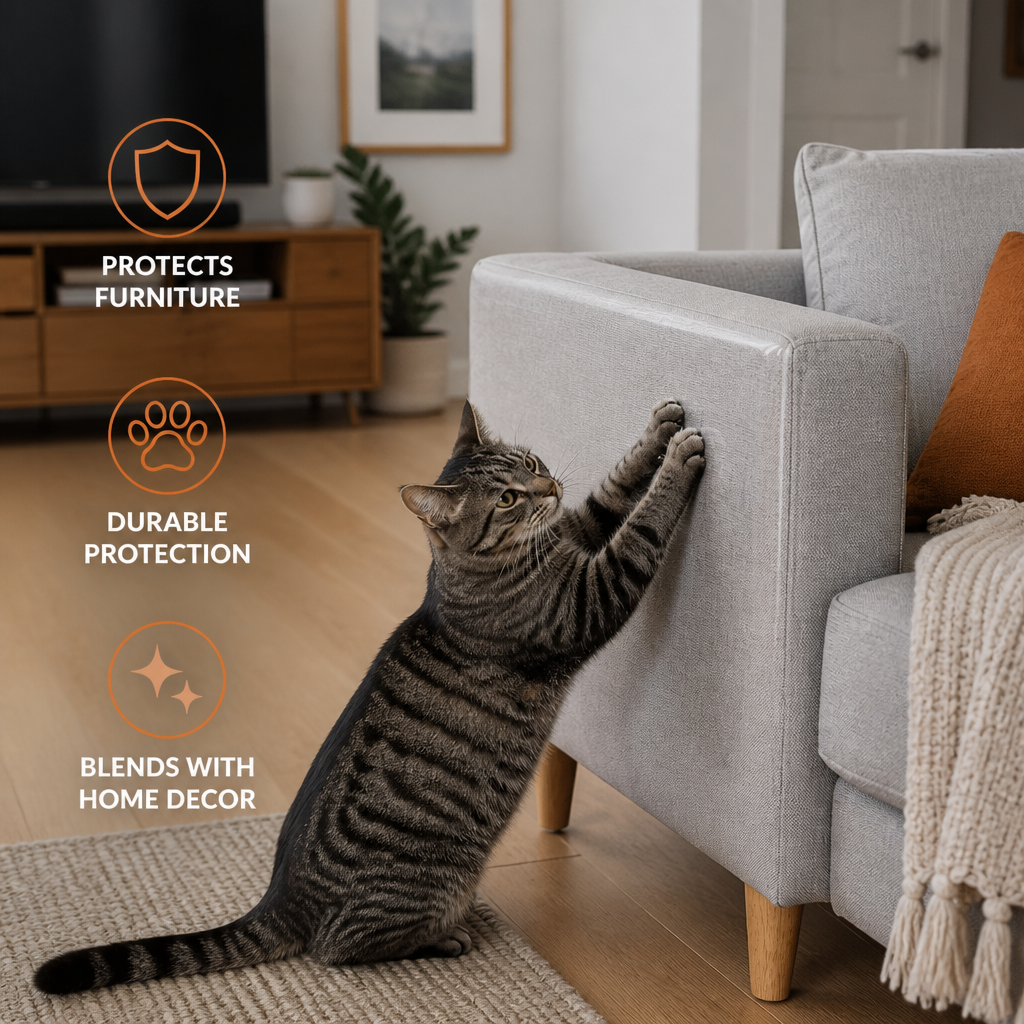 Heavy-Duty Cat Scratch Furniture Protector