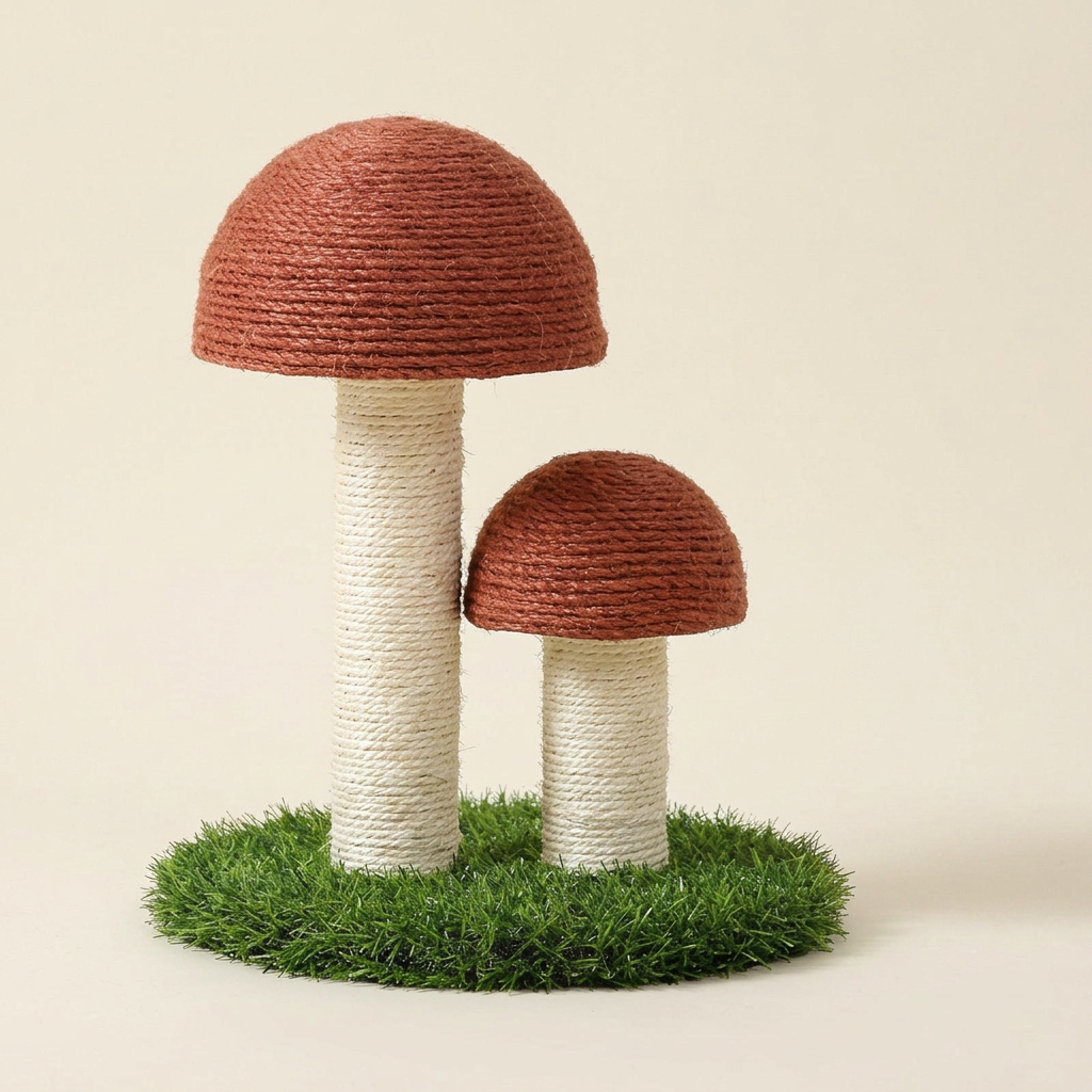 Sisal Cat Mushroom Scratching Post