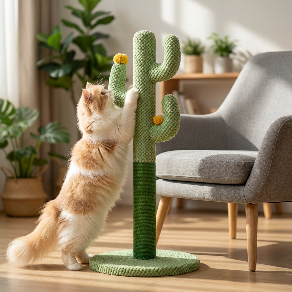 Cactus Cat Scratching Post