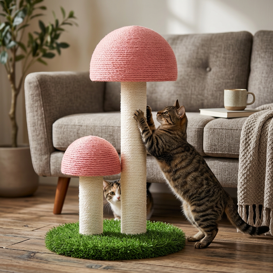 Sisal Cat Mushroom Scratching Post