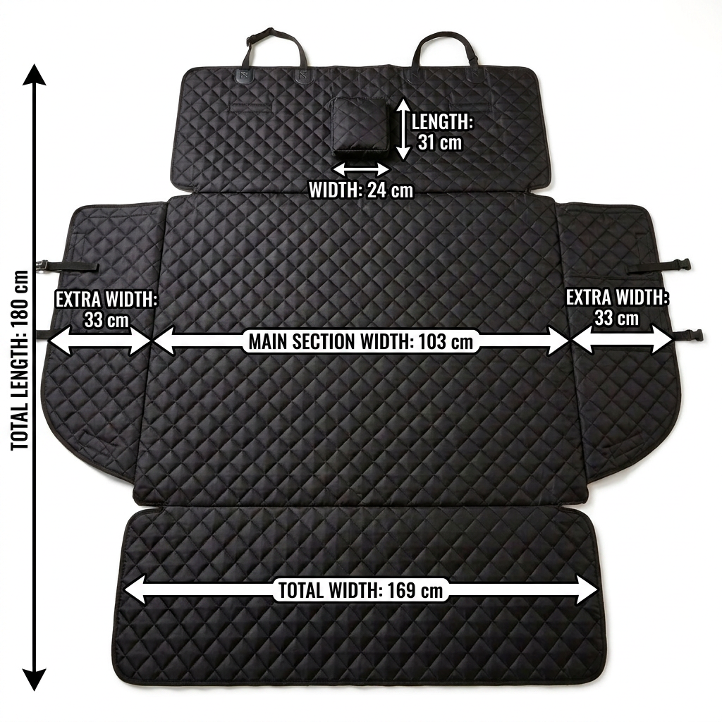 Dog boot seat pad for SUVs and larger vehicles
