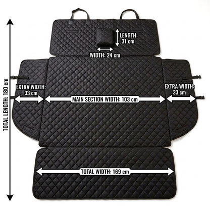 Dog boot seat pad for SUVs and larger vehicles