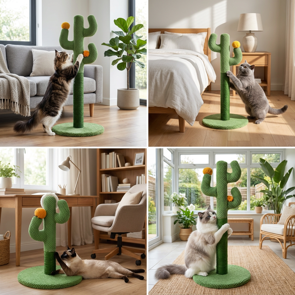 Cactus Cat Scratching Post