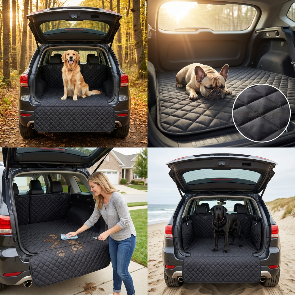 Dog boot seat pad for SUVs and larger vehicles