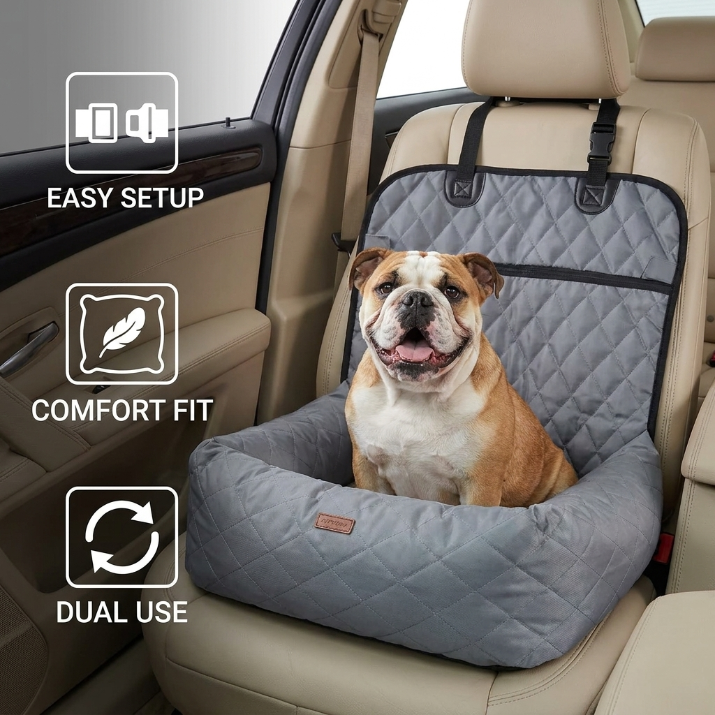 Versatile Dog Car Bed – SafeDrive