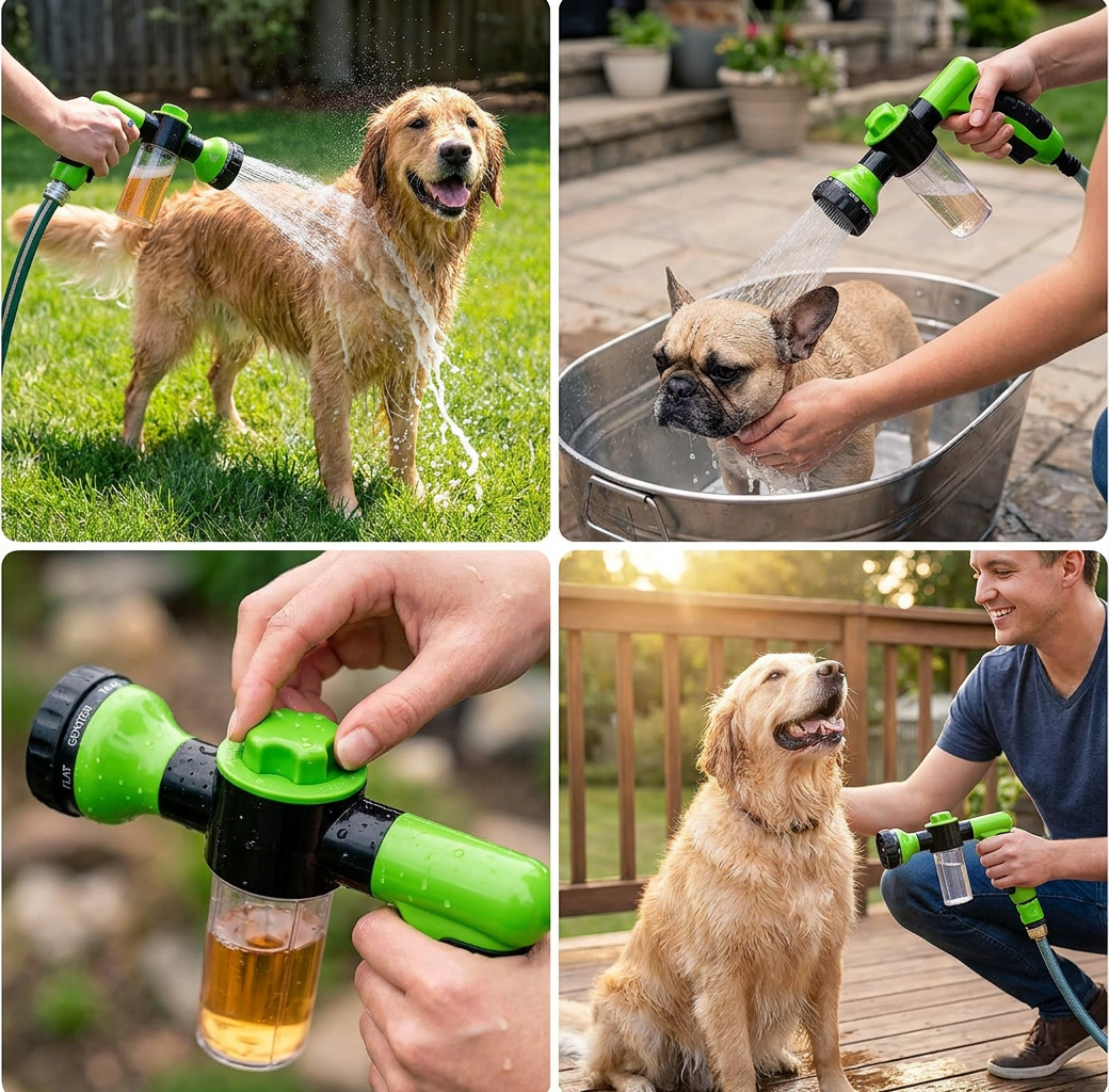 Pet Bath Spray - CleanPaws