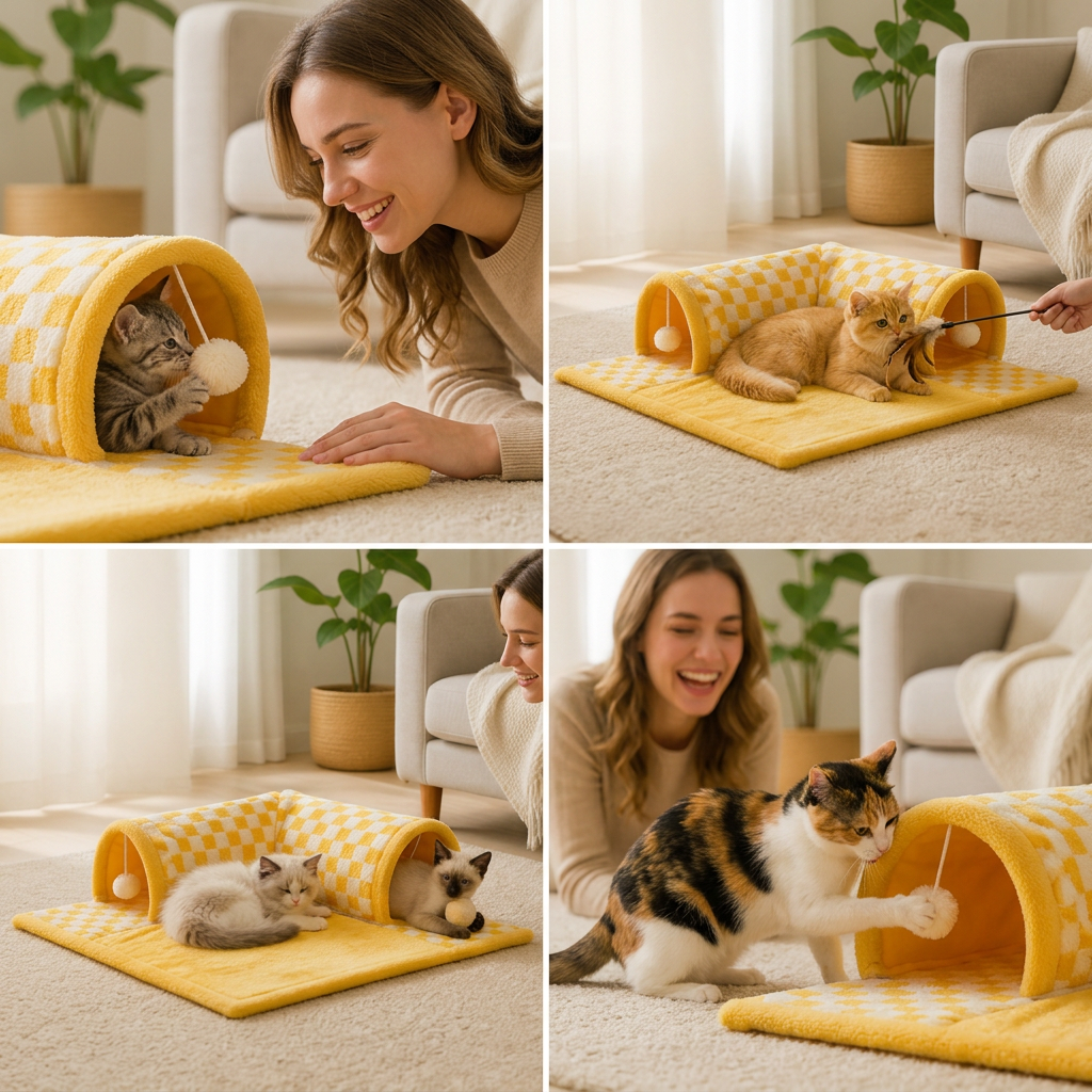 Cat Tunnel Bed – PlayBed