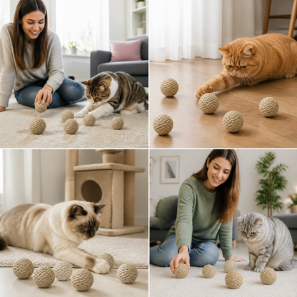 Cat Sounding Interactive Ball