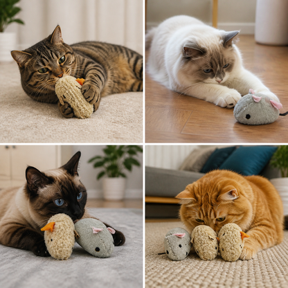 Cat Toy Plush Simulation Mouse Toy