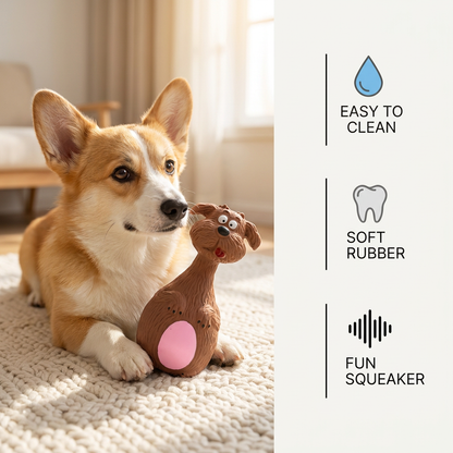 Squeaky Interactive Throw Toy