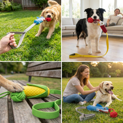 Interactive Tug Toy for Dogs – PlayBuddy Tug