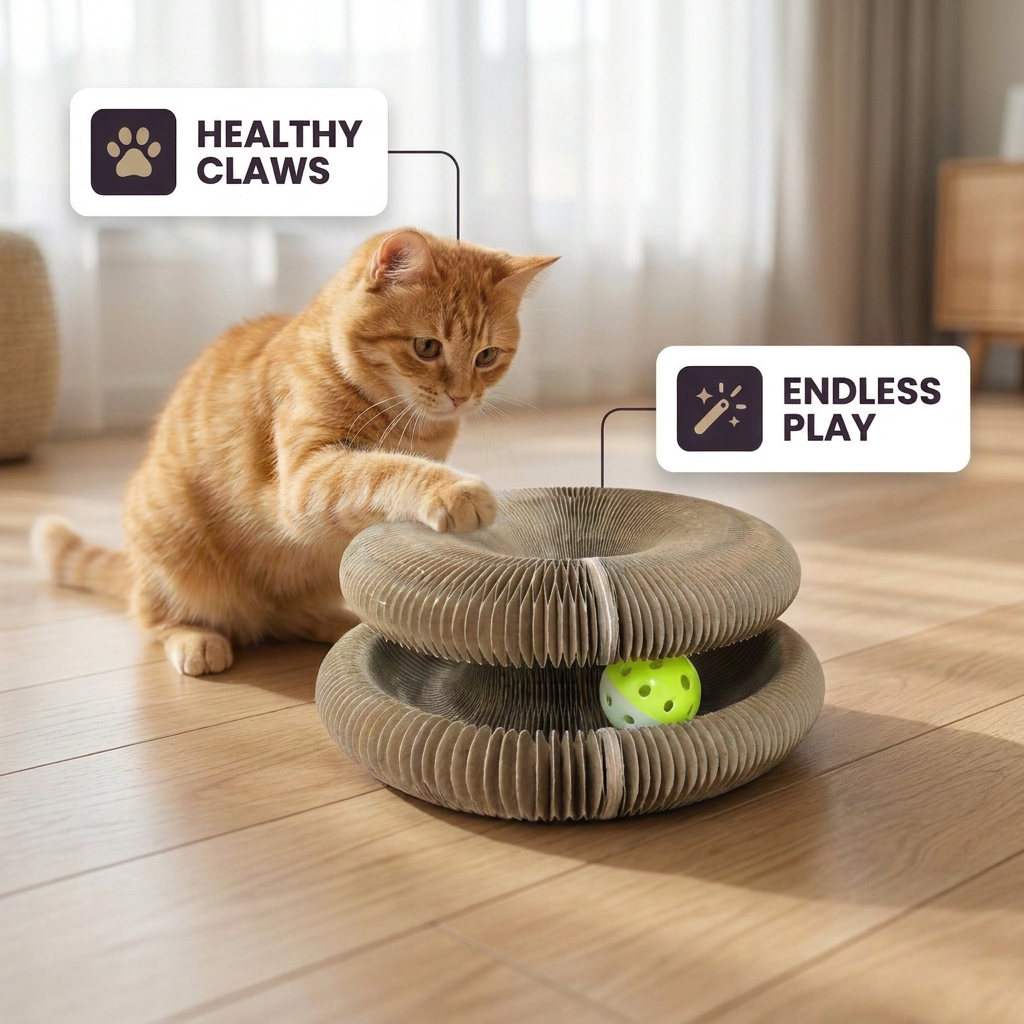 Fun Play and Scratching Delight for Your Cat – PlayFun Ball